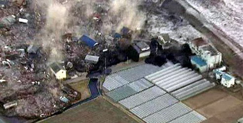 Foto dan Video Gempa dan Tsunami di Miyagi, Jepang 11 Maret 2011